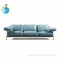 Hot selling leisure office furniture modern leather sofa
